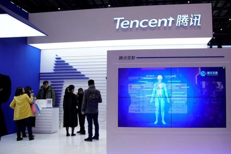 Estande da Tencent durante a World Internet Conference em Wuzhen, China
3/12/2017 REUTERS/Aly Song