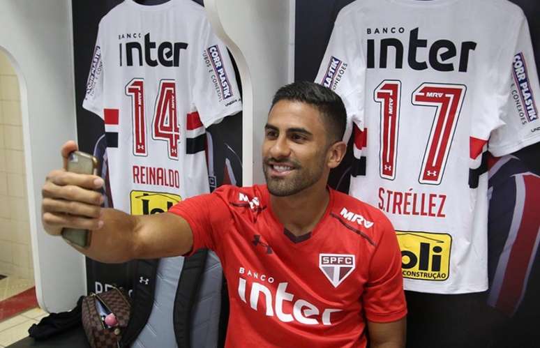 Tréllez saiu contente de sua estreia pelo São Paulo, na última quarta-feira (Rubens Chiri/saopaulofc.net)