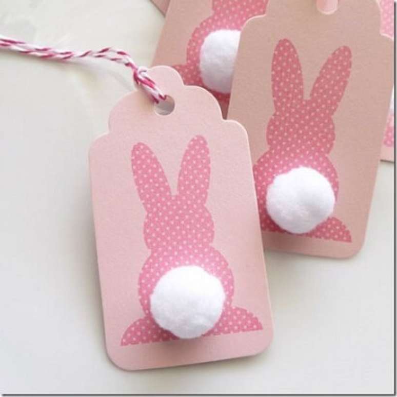 72. Tags de coelho da p&aacute;scoa