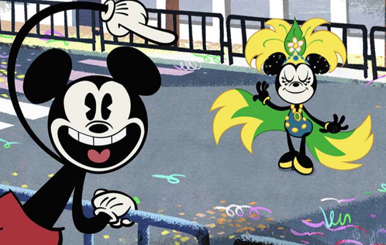 Mickey e Minnie curtem Carnaval brasileiro em novo filme