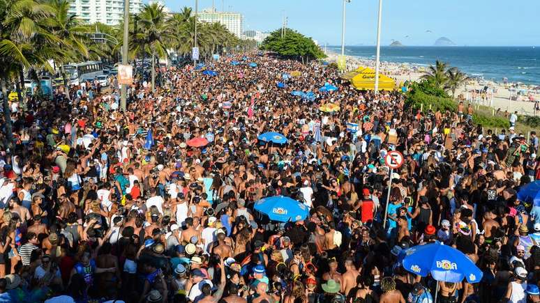 Carnaval de rua do Rio tem atraído multidões nos últimos anos (crédito: Riotur)