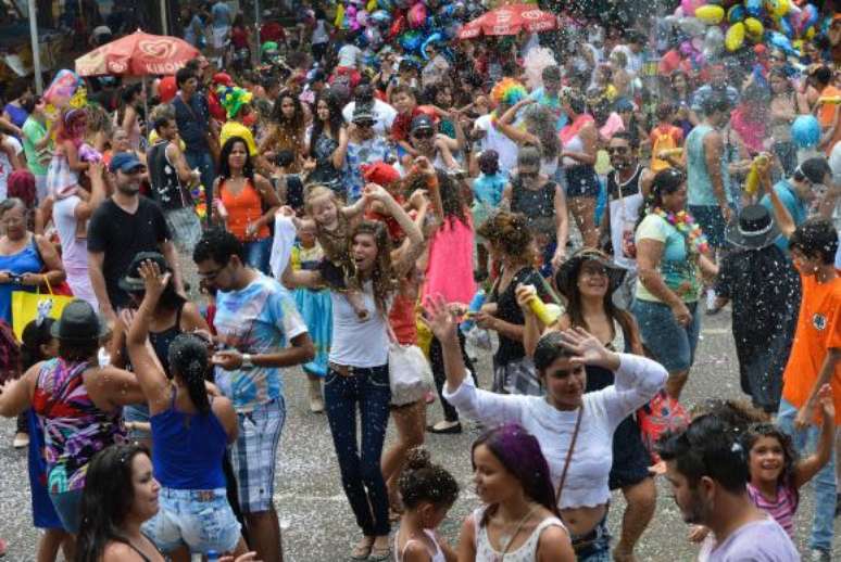 O bloco Baratinha anima a criançada neste sábado, no Parque da Cidade