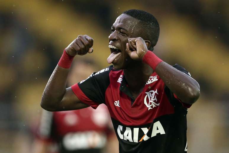 Após a comemoração 'chororô', o atacante Vinicius Júnior foi alvo da indignação dos jogadores do Botafogo.