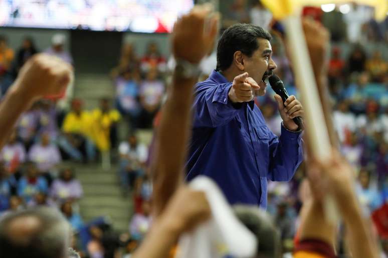 Presidente da Venezuela, Nicolás Maduro, durante evento em Caracas 07/02/2018 REUTERS/Marco Bello
