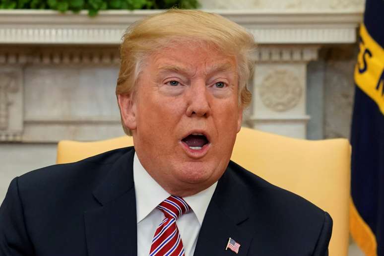 Presidente dos Estados Unidos, Donald Trump, na Casa Branca, em Washington 09/02/2018 REUTERS/Jonathan Ernst