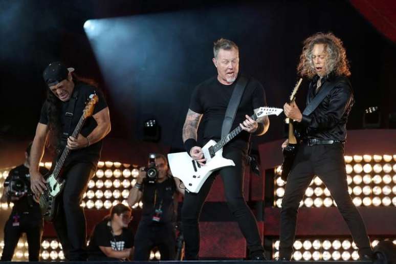 Metallica durante apresentação em Manhattan 24/09/2016 REUTERS/Andrew Kelly