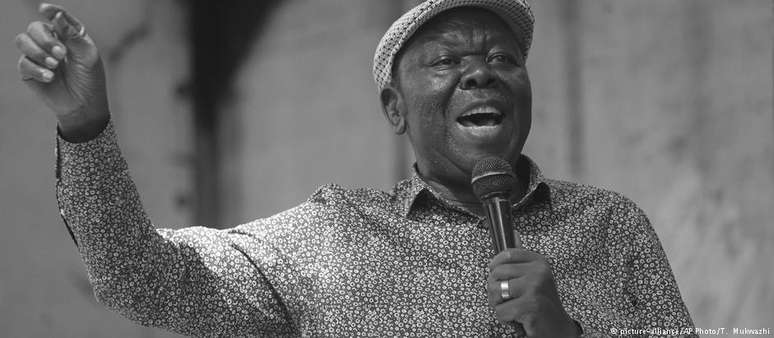 O líder opositor Morgan Tsvangirai, em foto de 2017.