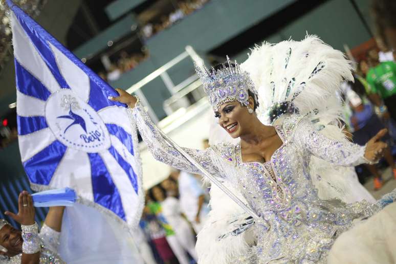 A Beija-Flor de Nilópolis foi a última escola a desfilar na Sapucaí no Carnaval 2018.