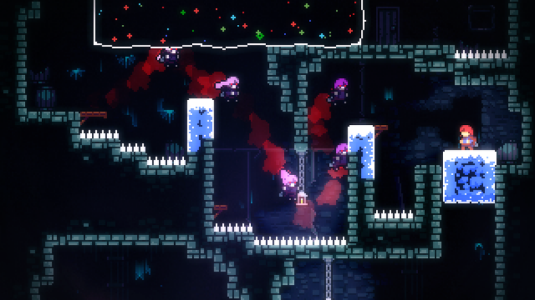 Prepare-se para morrer muito ao longo da aventura de Celeste (Imagem: Divulga&ccedil;&atilde;o/Matt Makes Games)