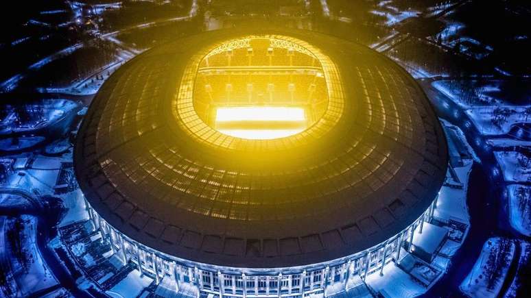 Cinco das 12 arenas, incluindo o estádio Luzhniki, já foram entregues