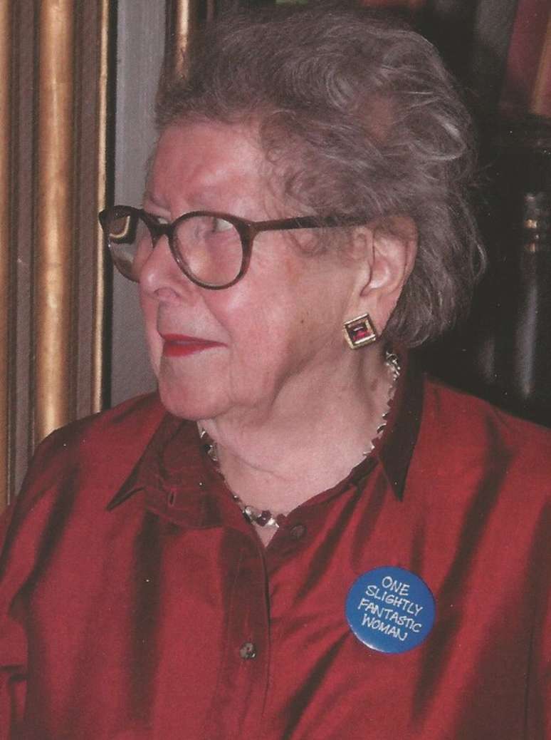 Barbara Hosking em sua festa de 90 anos Foto: Arquivo Pessoal