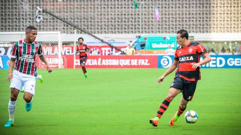 Flamengo empatou com o Fluminense, por 1 a 1, no Kleber Andrade, no ano passado (Staff Images/ Flamengo)