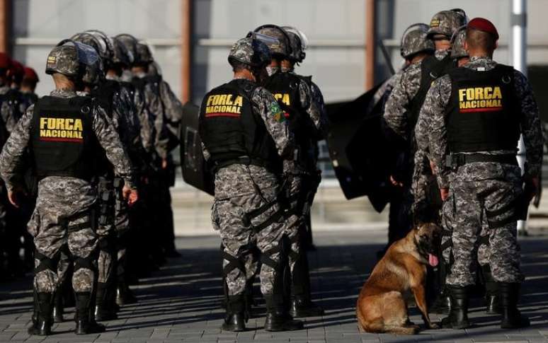 Soldados da Força Nacional, no Rio de Janeiro 05/07/2016 REUTERS/Bruno Kelly