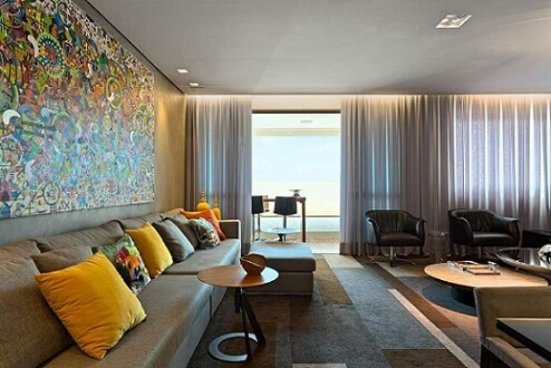 11. No projeto de Mariana e Thaysa, as almofadas combinam perfeitamente com o quadro