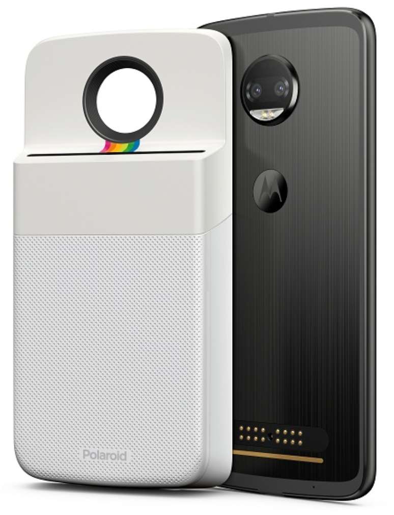 Polaroid Insta-Share Printer + Moto Z2 Play. (Foto: Motorola)