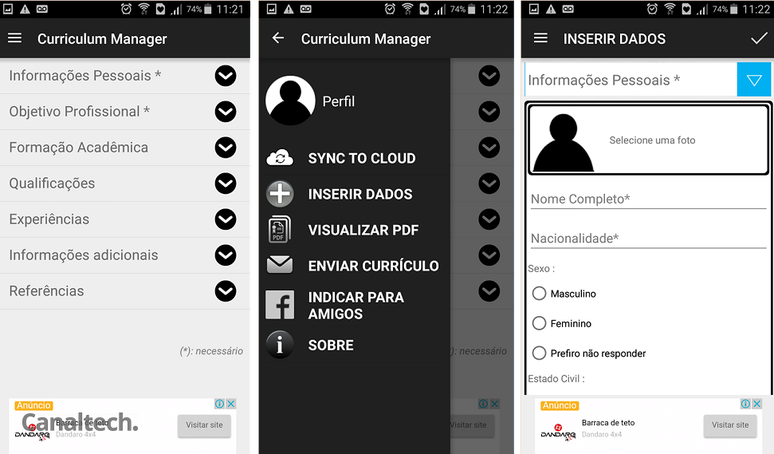 Navegação simples e prática. (Captura de Tela: Ares Saturno)