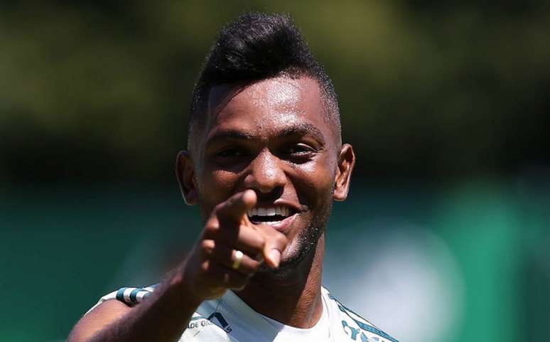 Borja treinou sem problemas e deve jogar o Dérbi em Itaquera - FOTO: Cesar Greco/Palmeiras