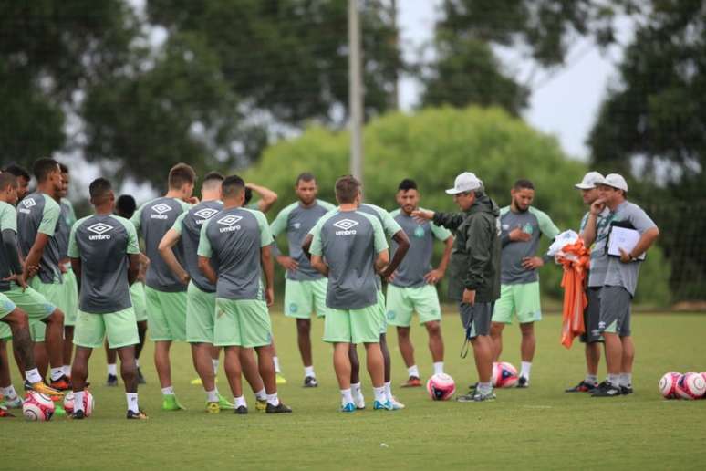 Chapecoense treina para enfrentar o Concórdia pelo Campeonato Catarinense (Foto: Sirli Freitas/ Chapecoense)