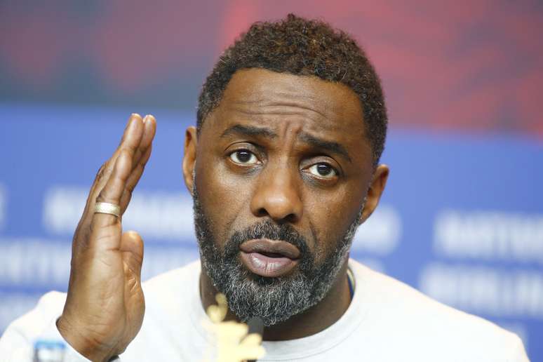Diretor Idris Elba durante entrevista coletiva no Festival de Berlim
22/02/2018 REUTERS/Hannibal Hanschke