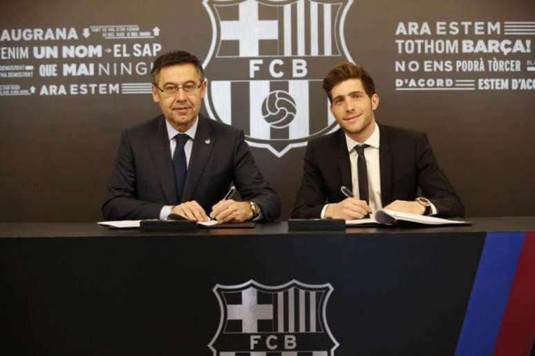 Sergi Roberto fica no Barcelona até 2022 (Foto: Divulgação)