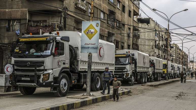 Governo sírio permitiu apenas um comboio de ajuda humanitária em Ghouta Oriental desde novembro