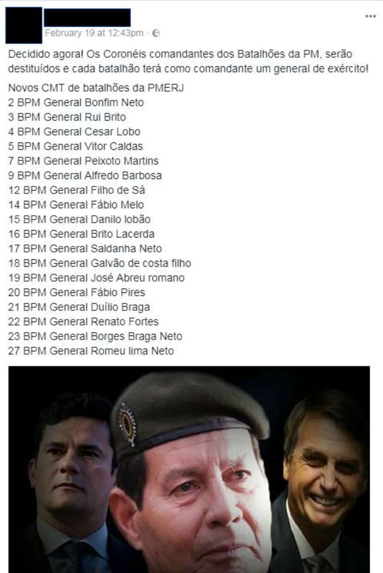 Imagem: Reprodu&ccedil;&atilde;o/Facebook