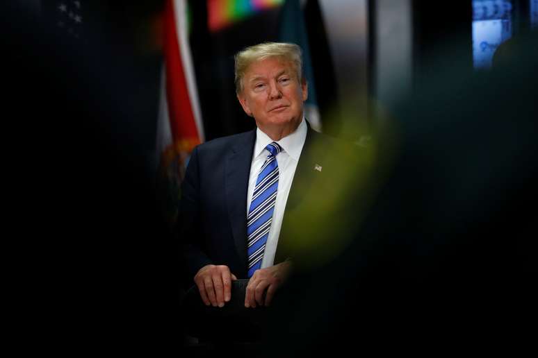 Presidente dos Estados Unidos, Donald Trump, em Fort Lauderdale, na Flórida 16/02/2018 REUTERS/Eric Thayer
