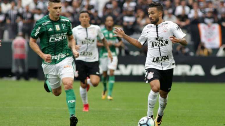 Último confronto: Corinthians 3x2 Palmeiras - 5/11/2017 - Campeonato Brasileiro