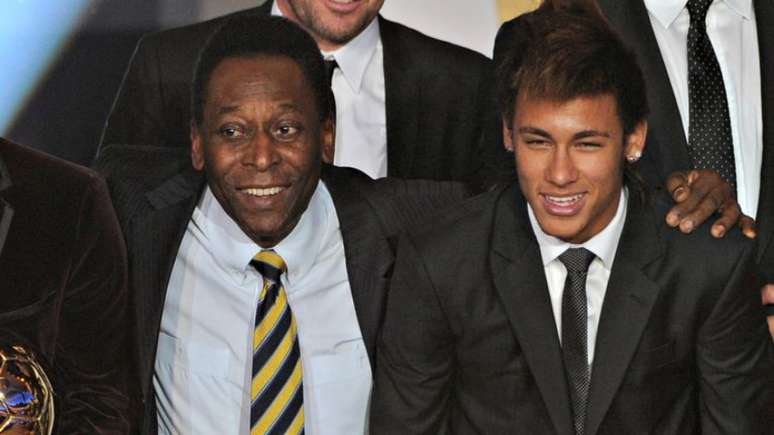 Para Pelé, Neymar já é o melhor do mundo (Foto: Reprodução de internet)