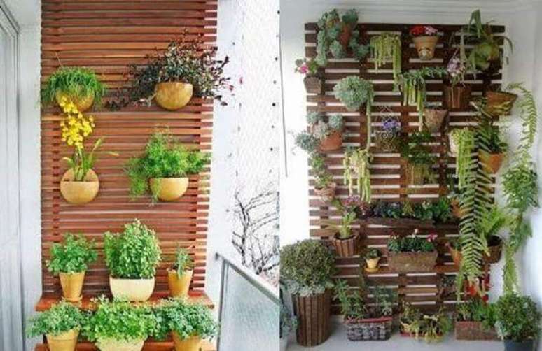 21. Modelos de jardim vertical com flores