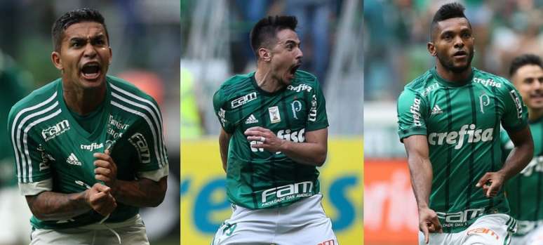 Dudu, Willian e Borja somam 11 gols em clássicos paulistas - FOTOS: Agência Palmeiras