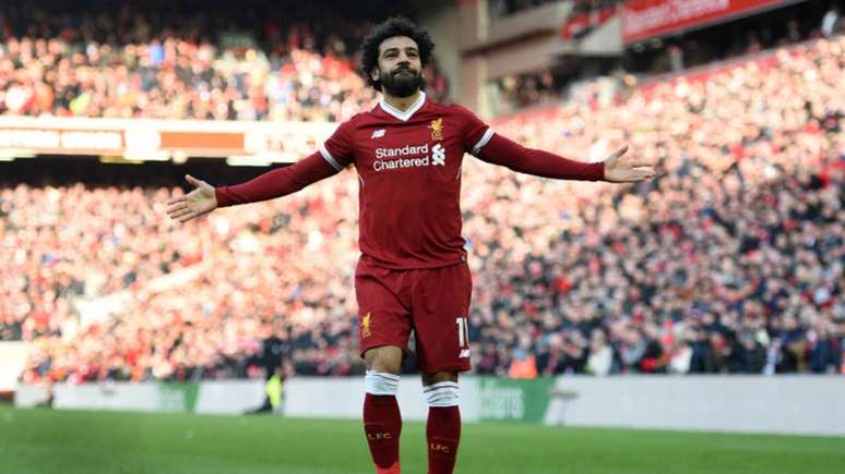 Salah provou que vive fase fantástica no Liverpool (Foto: AFP/OLI SCARFF)