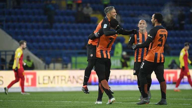 Marlos tem 12 gols no Campeonato Ucraniano (Foto: Divulgação / Site oficial do Shakhtar Donetsk)