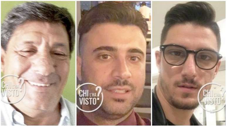 Os três italianos estão desaparecidos desde 31 de janeiro | Fotos: Chi Cha Visto?