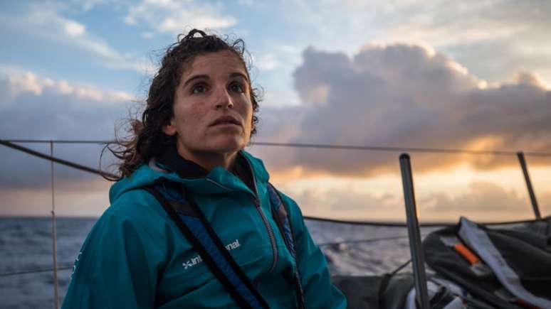 Barco de Martine tem chances de vencer etapa (Foto: James Blake/Volvo Ocean Race)