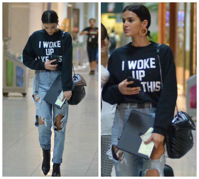 Bruna Marquezine e sua Saint Laurent (Fotos; Webert Ben&iacute;cio/ AgNews)