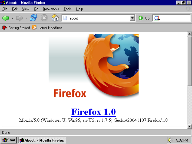Firefox 1.0 (Imagem: Know Your Meme)