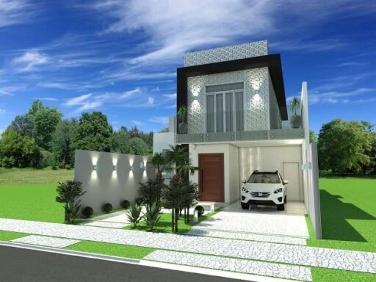 6. Varanda ao redor da casa no piso superior. Projeto de Arquiteto Caio Pelisson