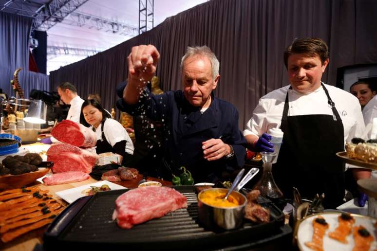 Chefe Wolfgang Puck durante prévia do Governor's Ball em Los Angeles, na Califórnia 01/03/2018 REUTERS/Mario Anzuoni