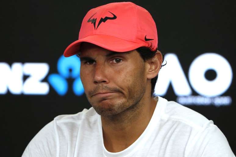 Nadal durante entrevista em Melbourne
 23/1/2018    REUTERS/Edgar Su