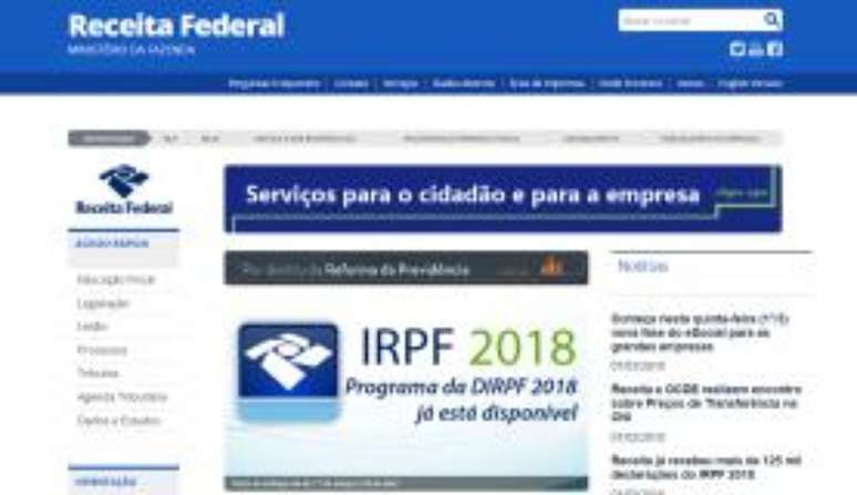 Declara&ccedil;&atilde;o deve ser enviada &agrave; Receita Federal pela internet 
