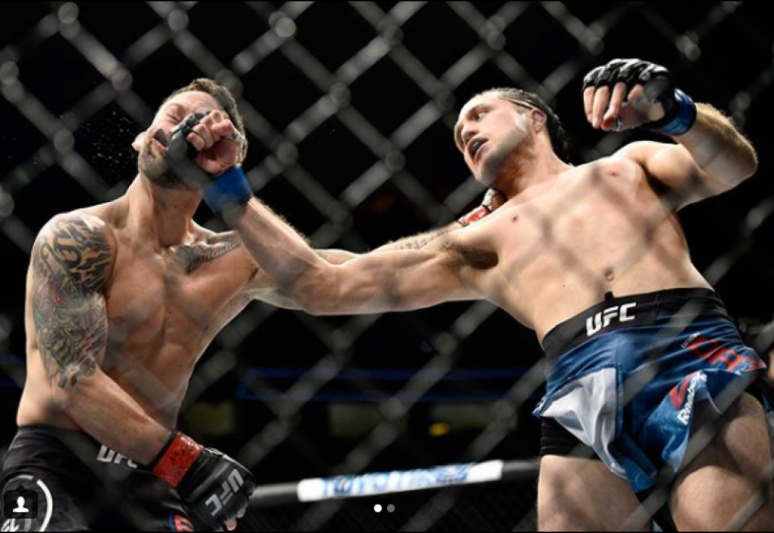 Brian Ortega nocauteou Frankie Edgar no primeiro round pelo UFC 222 (FOTO: Divulgação/UFC)