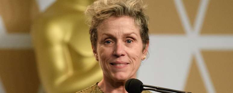 Frances McDormand levou o prêmio de melhor atriz no Oscar deste ano por Três Anúncios Para Um Crime, e de quebra ainda fez um dos discursos mais impactantes da noite.