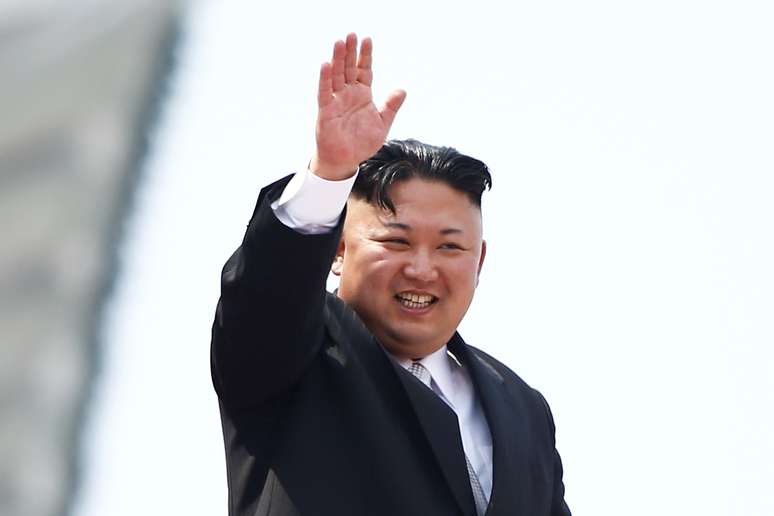 Líder norte-coreano, Kim Jong Un, em Pyongyang 15/04/2017 REUTERS/Damir Sagolj