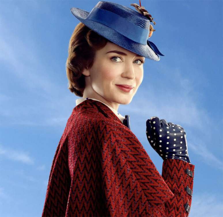 Emily Blunt como a nova Mary Poppins