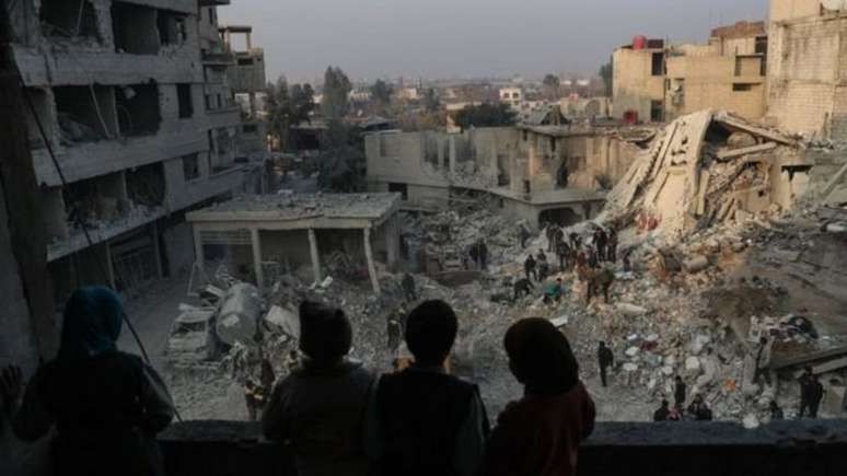 76% das residências de Ghouta Oriental foram destruídas