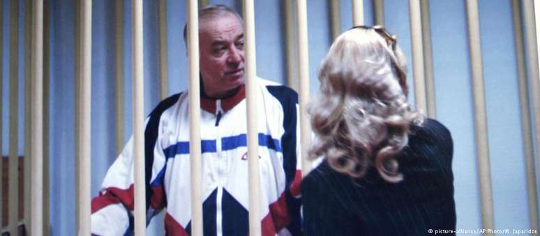 Sergei Skripal durante seu julgamento por traição em 2006