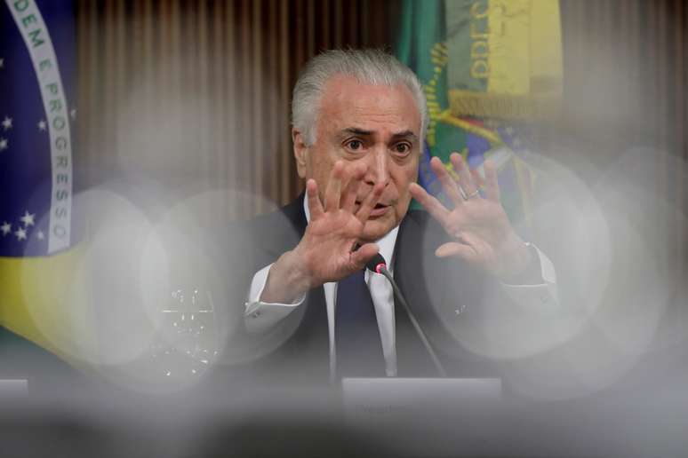 Michel Temer, Presidente do Brasil, durante reunião no Palácio do Planalto, em Brasília, Brasil
07/03/2018
REUTERS/Ueslei Marcelino     