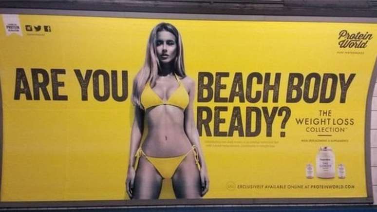 Protein World nega que a campanha tenha caráter sexista