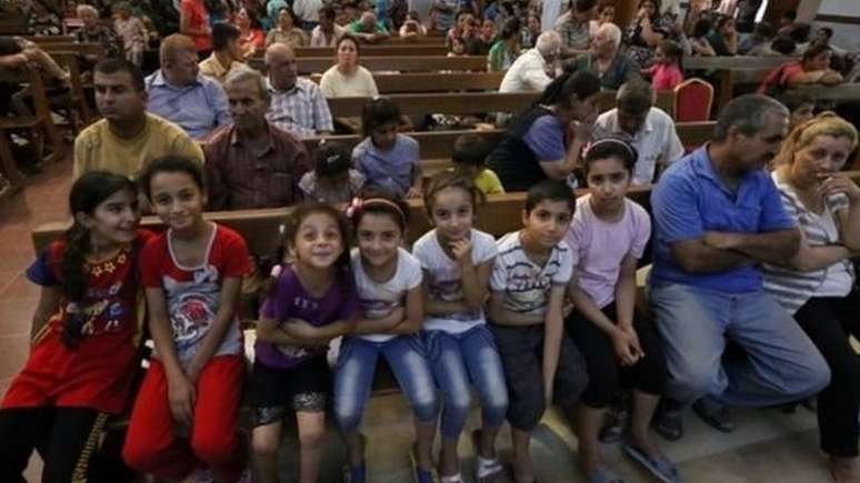 Muitos crist&atilde;os iraquianos fugiram para o Curdist&atilde;o